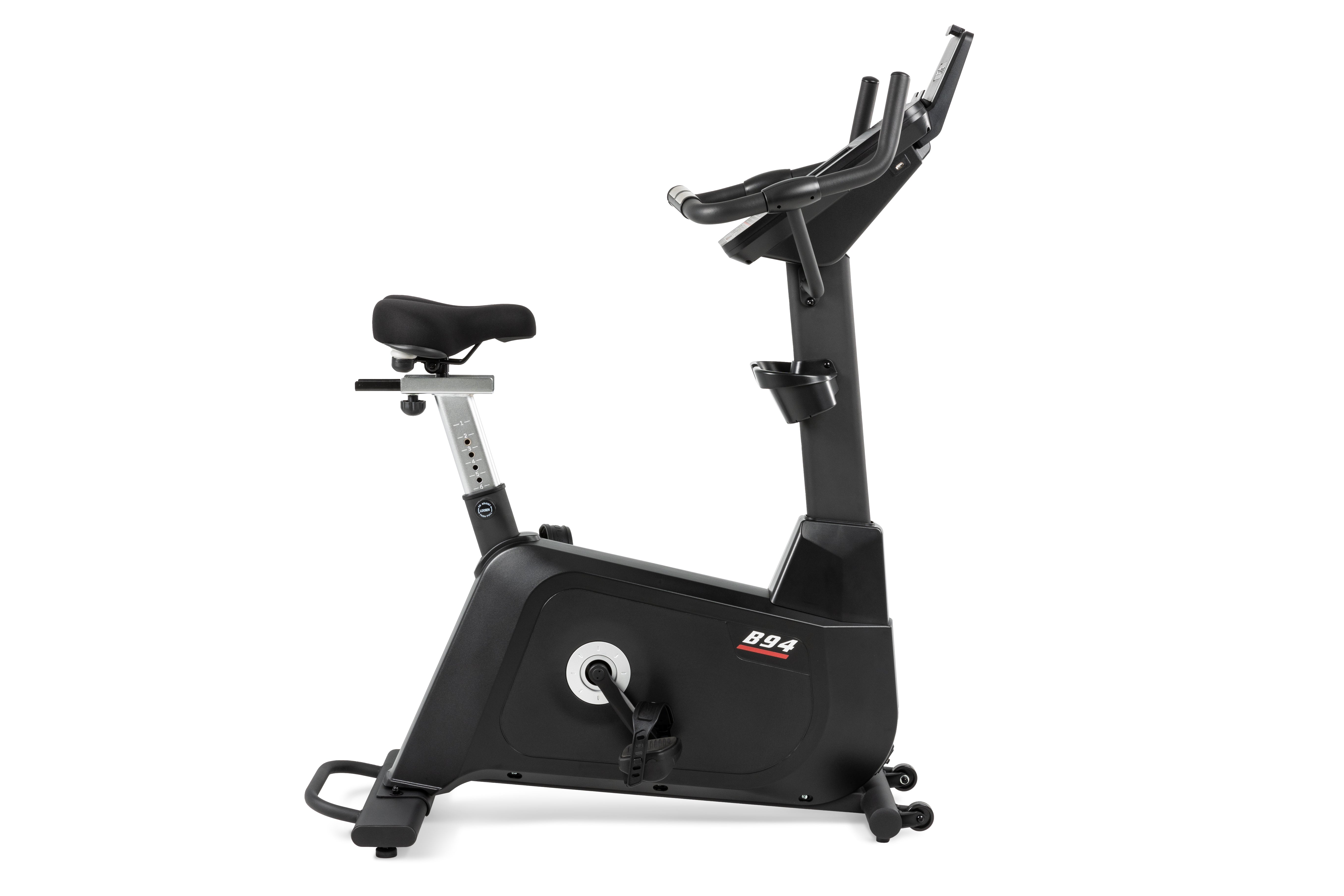 Vertical shop exercise bike